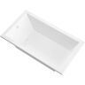 Universal Tubs Sapphire 5.5 ft. Acrylic Reversible Drain Rectangular Drop-in Non-Whirlpool Bathtub in White