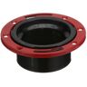 Oatey Fast Set 4 in. ABS Open Hub Spigot Toilet Flange with Metal Ring