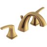 Gerber Vaughn Double Handle Deck Mount Widespread Bathroom Faucet with Metal Pop-Up Drain in Brushed Bronze