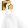 KOHLER Parallel Knob Wall Mount Robe/Towel Hook in Vibrant Brushed Moderne Brass