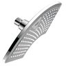 Dream Spa 1-Spray 7 in. Single Wall Mount Waterfall Fixed Rain Shower Head in Chrome