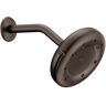 MOEN Quattro 4-Spray Patterns with 1.5 GPM 6.5 in. Single Wall Mount Fixed Shower Head in Oil Rubbed Bronze