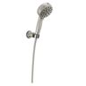 Delta 7-Spray Patterns 4.5 in. Wall Mount Handheld Shower Head 1.75 GPM with Cleaning Spray in Stainless