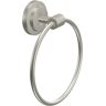 MOEN ISO Towel Ring in Spot Resist Brushed Nickel