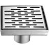 ALFI BRAND 5.25 in. Linear Shower Drain in Brushed Stainless Steel