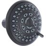 DANCO 5-Spray Water-Saving Fixed Shower Head in Matte Black