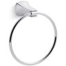 KOHLER Rubicon Wall-Mount Towel Ring in Polished Chrome