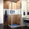 DreamLine Flex 32-7/16 to 36-7/16 in. x 34-1/2 in. x 72 in. Framed Pivot Shower Door in Brushed Nickel