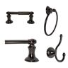 ARISTA Highlander Collection 4-Piece Bathroom Hardware Kit in Oil-Rubbed Bronze