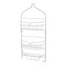 Kenney Rust-Resistant Heavy Duty 3-Tier Large Hanging Shower Caddy with Suction Cups and Four Razor Holders in Chrome