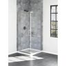 Delta Industrial 36 in. L x 36 in. W x 76 in. H Corner Shower Kit with Pivot Frameless Shower Door and Shower Pan