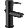 Delta Modern Project-Pack Single Hole Single-Handle Bathroom Faucet in Matte Black