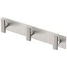 Gatco Elevate All Modern Decor Triple Robe Hook in Satin Nickel