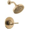 Delta Saylor 1-Handle Wall Mount Shower Trim Kit in Champagne Bronze (Valve Not Included)