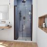 DreamLine Elegance Plus 39-3/4 - 40-1/2 in. W x 72 in. H Frameless Pivot Shower Door in Oil Rubbed Bronze