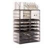 Sorbus Cosmetic Organizer Clear Black