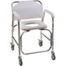 Shower Transport Chair in White