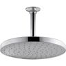 KOHLER Awaken 1-Spray Patterns with 1.75 GPM 9.875 in. Ceiling Mount Fixed Shower Head in Polished Chrome
