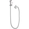 matrix decor Modern Single-Function Dual-Mount Handheld Bidet Sprayer in Stainless Steel