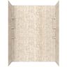 American Standard Ovation 32 in. x 60 in. x 72 in. 5-Piece Glue-Up Alcove Shower Wall Set in Sand Travertine