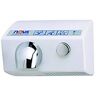 WORLD DRYER Nova 5 Push-Button Hand Dryer, Surface-Mount , 208-240V, Die-Cast Aluminum With White Epoxy Cover