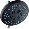 AQUACARE Antimicrobial 6-Spray Patterns 6 in. Single Wall Mount Fixed Shower Head in Oil Rubbed Bronze