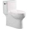 Speakman Glenwynn 12 in. Skirted 1-Piece 1.28/ 4.8 GPF Single Flush Elongated Toilet in White, Seat Included