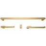 Globe Electric 4-Piece Bath Hardware Set with Towel Bar Toilet Paper Holder Towel Ring and Robe Hook in Matte Brass