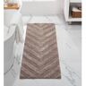 Better Trends Hugo Collection 20 in. x 60 in. Gray 100% Cotton Runner Bath Rug