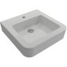 BOCCHI Parma 19.75 in. 1-Hole with Overflow Wall-Mounted Fireclay Bathroom Sink in Matte White