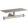 KOHLER Components Covered Double Toilet Paper Holder in Vibrant Brushed Nickel