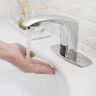 Fapully Battery Powered Touchless Smart Sensor Single Hole Bathroom Faucet in Polished Chrome