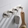 KRAUS Elie Bathroom Robe and Towel Hook Rack with 4-Hooks in Brushed Nickel