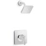 KOHLER Venza 1-Handle Shower Faucet Trim Kit in Polished Chrome (Valve Not Included)