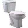 Zurn Eco Vantage 2-Piece 1.1 GPF Single Flush Elongated Pressure Assist Toilet in White