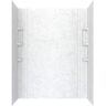 American Standard Ovation 32 in. x 60 in. x 72 in. 5-Piece Glue-Up Alcove Shower Wall Set in White Marble