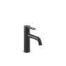 KOHLER Venza Single-Handle Single-Hole Bathroom Faucet in Matte Black