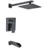 ANZZI Mezzo Series Single-Handle 1-Spray Tub and Shower Faucet in Matte Black