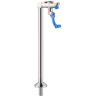 IVIGA 13.8 in. Commercial Deck Mounted Pot Filler Faucet, Glass Filling Station with Male Shank Pedestal in Brushed Nickel