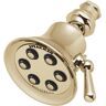 Speakman 3-Spray 3.4 in. Single Wall MountHigh Pressure Fixed Adjustable Shower Head in Polished Brass