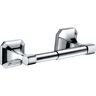 Paradise Bathworks Valhalla Double Post Toilet Paper Holder in Chrome