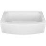 American Standard Ovation Curve 60 in. x 30 in. Soaking Bathtub with Right Hand Drain in Arctic White