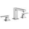 LaToscana Quadro 8 in. Widespread 2-Handle High Arc Bathroom Faucet in Chrome