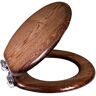 Design House Dalton Round Closed Front Toilet Seat in Java