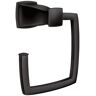 MOEN Hensley Towel Ring with Press and Mark in Matte Black