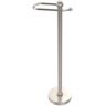 Allied European Style Free Standing Toilet Paper Holder in Satin Nickel