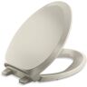 KOHLER French Curve Elongated Closed Front Toilet Seat in Sandbar