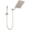 Delta Raincan 1-Spray Dual Wall Mount Fixed and Handheld Shower Head 1.75 GPM in Spotshield Brushed Nickel