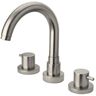 LaToscana Elba Lever 2-Handle Free-Standing Roman Tub Faucet in Brushed Nickel