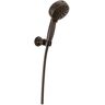 Delta 7-Spray Patterns 4.5 in. Wall Mount Handheld Shower Head 1.75 GPM with Cleaning Spray in Venetian Bronze